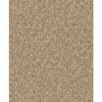   Dekoratív mozaik mintha kézi szövési növényi rostokból állna zsinórbézs barna arany tapéta