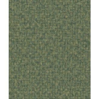   Dekoratív mozaik mintha kézi szövési növényi rostokból állna baldachinzöld arany tapéta