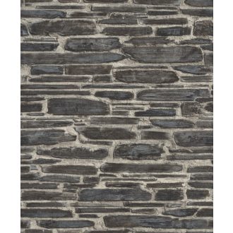 Rasch #tapetenwechsel 8634237  rusztikus klinkertégla sötétszürke kékes szürke antracit bézs tapéta