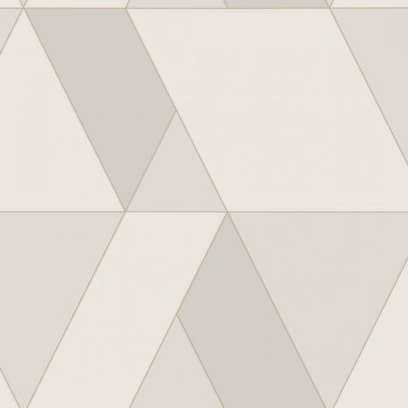Casadeco Perception TANGRAM 86521325 Geometrikus térhatású texturált minta krém bézs szürkésbézs tapéta