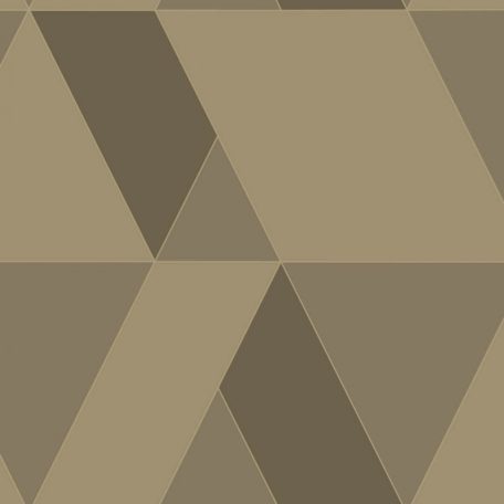 Casadeco Perception TANGRAM 86522508 Geometrikus térhatású texturált minta barna és dohánybarna árnyalatok bézs tapéta