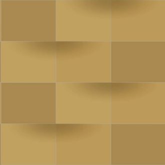   Casadeco Perception BLOCKS 86532416 Geometrikus Térhatású téglalapok vonalak és textúrák egyensúlya okkersárga árnyalatok tapéta
