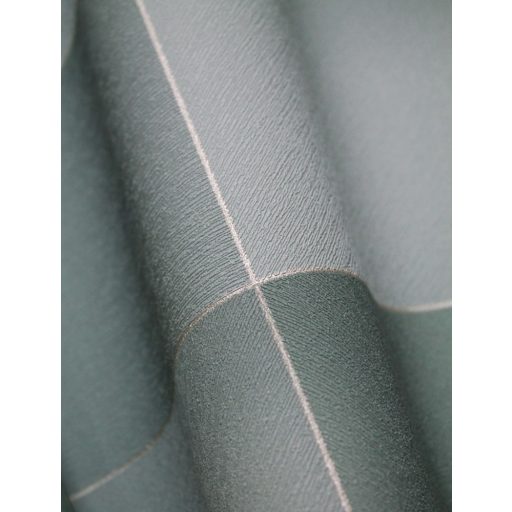 Casadeco Perception BLOCKS 86537407 Geometrikus Térhatású téglalapok vonalak és textúrák egyensúlya zöld és szürkészöld árnyalatok tapéta