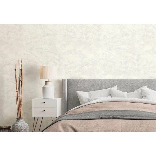 Domború erezett vonalak tónusban de más-más árnyékot vetnek tiszta opálfehér tónus tapéta