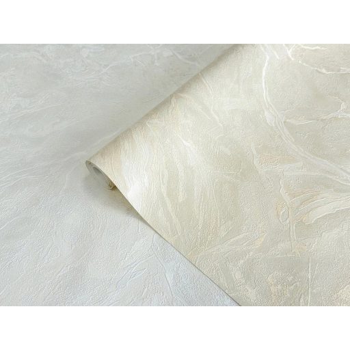 Mintha a sellő bőre kőből lenne - élő lélegző hullámzó márványminta hideg krémfehér és halvány zöldesszürke tónus tapéta