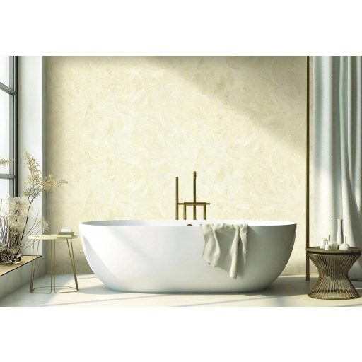 Selymhernyó szőtte fal avagy "titkos" márványminta gyöngyházfehér és vajkrém tónus tapéta