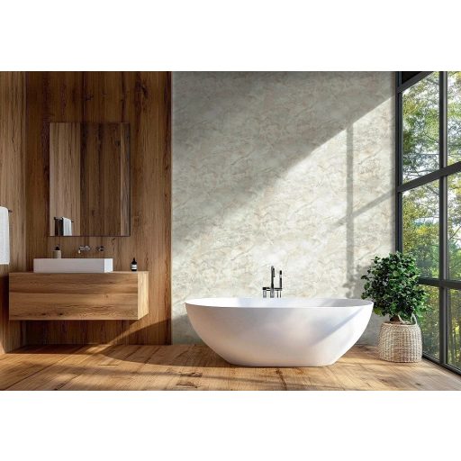 A természet legszemélyesebb alkotása - márvány műalkotás törtfehér halvány ezüstszürke és leheletnyi kék tónus tapéta