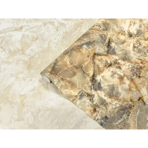 A természet legszemélyesebb alkotása - márvány műalkotás arany bézs és füstszürke tónus tapéta