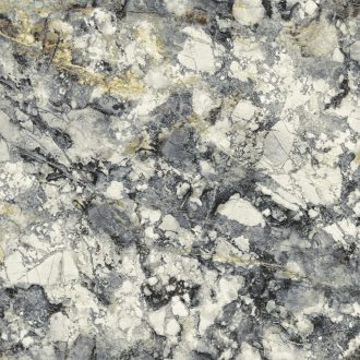   Gránit amelybe villám csapott - kőzetzárványok között erezetek cikáznak antracit palaszürke arany és törtfehér tónus tapéta