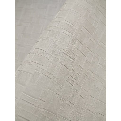 Szíjgyártók munkássága ihlette bőrmozaik minta felhőszürke tónus tapéta