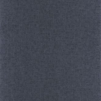   Szíjgyártók munkássága ihlette bőrmozaik minta mélykék tónus tapéta