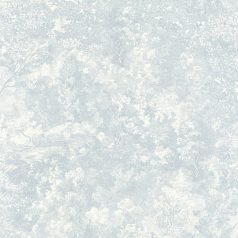   Mesebeli erdei táj mintha kézzel festették volna jégkék ezüstfehér tapéta