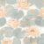 Lustán sodrodó lebegő pazar szirmú akvarell tavirózsák pamutfehér szürke/kékesszürke korallszín tapéta