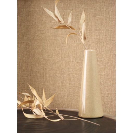 Mosott vászonhatású strukturált egyszínű minta bézs/konyakszín tónus tapéta