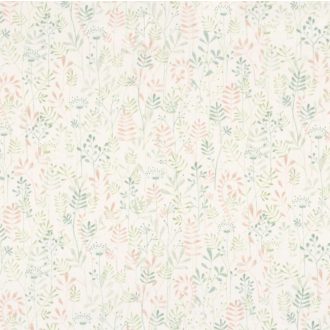   Casadeco Once Upon a Time 88507451 GARDEN Gyerekszobai mezei virágok natur bézs mandulazöld tónus dekoranyag