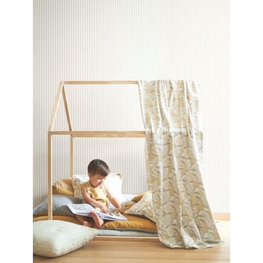 Casadeco Once Upon a Time 88527422 PEAR Gyerekszobai Ki számolja a körtéket? naturel és szürke tónus dekoranyag