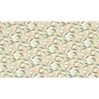   Casadeco Once Upon a Time 88529230 PEAR Gyerekszobai Ki számolja a körtéket? naturel mandulazöld tónus szines dekoranyag