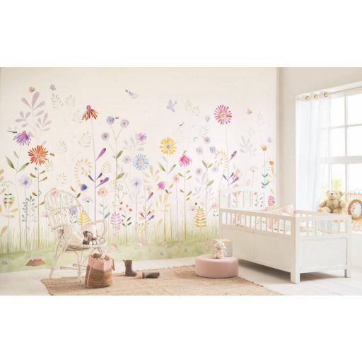 Panorámakert egy gyermek szemszögéből fehér szines falpanel "S" méret