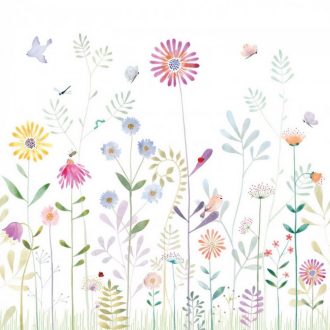   Panorámakert egy gyermek szemszögéből fehér szines falpanel "L" méret