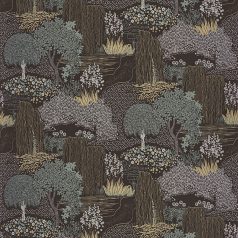   Tájépítés japánul - Botanikai csoda - pompázatos Kyotoi kert tajgazöld szürke barna és kék tónus fémes hatás tapéta