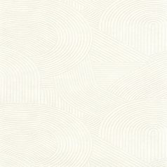   Művészien "gereblyézett" homokminta a szerzetesek kertjében sarki fehér és ezüstszürke tónus tapéta