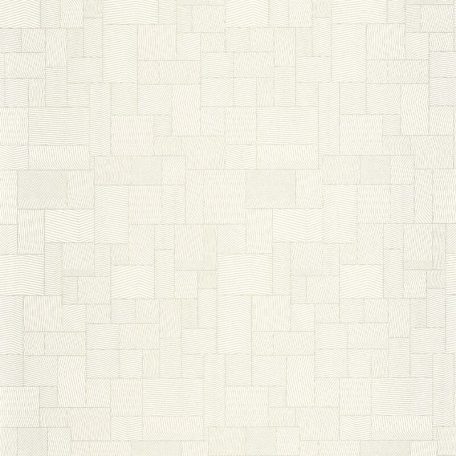 Tatami által inspirált geometrikus harmonikus mikrominta sarki fehér és szürke tónus irizáló díszítésű vonalak tapéta