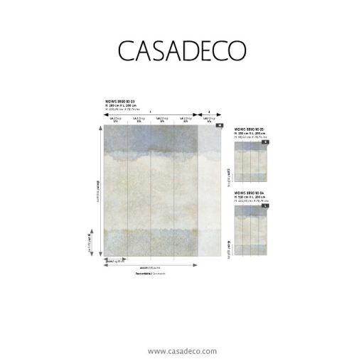 Esőfelhővel telt viharos égbolt "M" méret agyagszürke bézs/szürkésbézs és barna tónus falpanel