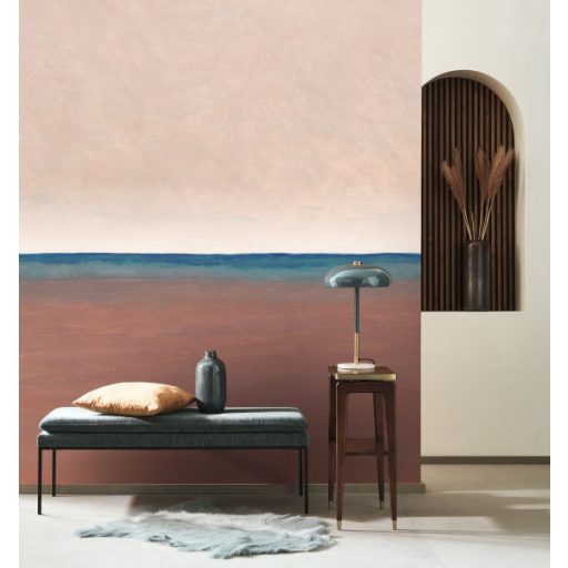 Spirituális utazás a bolíviai Laguna Colorado-hoz "M" méret gyöngyház égbolt rózsaszín tó és kék laguna falpanel