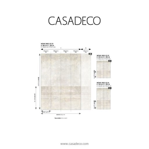 Tadelakt vakolat technikával előállított lágy panoráma "L" kőszinek - bézs és szürke tónus falpanel