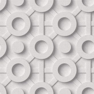   Geometrikus hipnózis és háromdimenziós optikai játék világos szürke és betonszürke tónus tapéta