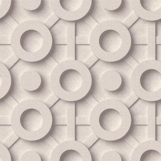   Geometrikus hipnózis és háromdimenziós optikai játék krém bézs szürkésbézs tónus tapéta