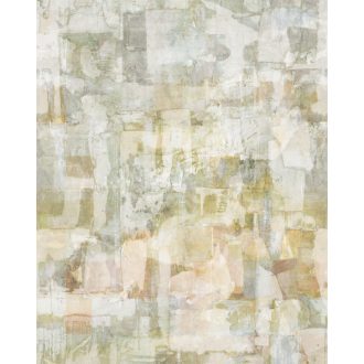   Töredezett márványlapok hangulatos kissé absztrakt elrendezésben "S" krémszürke bézs mandulazöld és sárgásbarna tónus falpanel