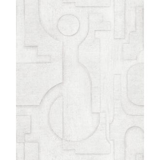   A textúra elsőbbsége a mintával szemben - absztrakt 3D ábrázolás "L" ködölt színfelhordás krém bézs és szürke tónus falpanel