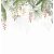 Egzotikus herbárium - Datura rákollóvirág és buja lombok "S" méret fehér zöld sárga vörös és sárgászöld tónus falpanel