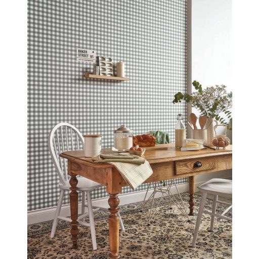 Univerzális és időtlen minimalista kockás motívum fehér szürke és antracit tónus tapéta