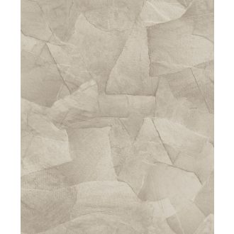   Meszelt fal hatást keltő véletlenszerűen összeragasztott papírlapok 3D mintája /grege/ szürkésbézs tónus tapéta