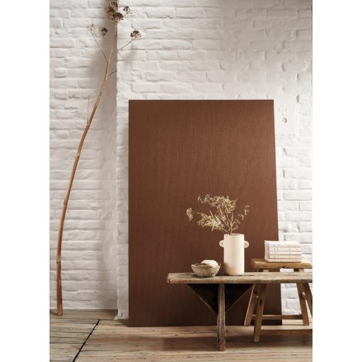 Csomagolóanyag a falakra! Megerősített keskeny csíkos /bordázott/ mikrominta kakaóbarna tónus tapéta