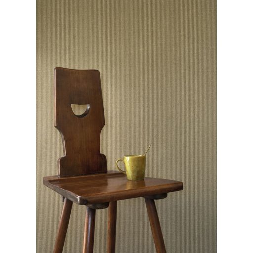 Csomagolóanyag a falakra! Megerősített keskeny csíkos /bordázott/ mikrominta olívzöld tónus tapéta