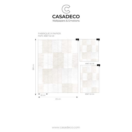 Betekintés a papírkészítés folyamatába - papírlapok szárítása kollázs kompozíció "M" fehér bézs szürke tónusok falpanel/digitális nyomat