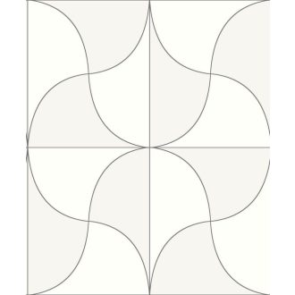   Art deco inspiráció és eredetiség - Szines ellipszisekből álló design bézs szürkésbézs és tollszürke tónus tapéta