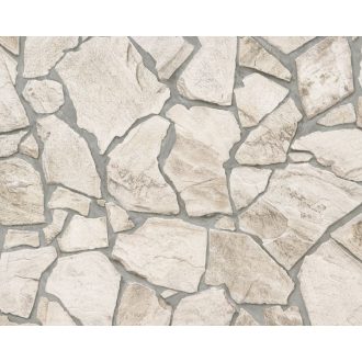   As-Creation Elements/Wood'n Stone 9273-23  kőmintás bézs barna szürke tapéta