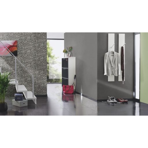 Rasch Factory III, 939262  kisméretű klinkertégla sötétszürke antracit tapéta