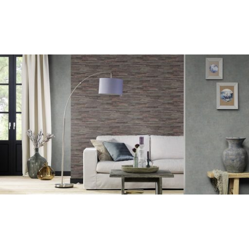 Rasch Factory IV 939545 Natur/Ipari design Koptatott beton minta zöldesszürke barna tapéta