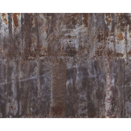 Rasch Factory IV 940916 Natur/Ipari design fémes betonlapok erős használati nyomokkal barna szürke rézszín ezüst falpanel 