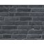 Páratlan megjelenésű valósághű klinker tégla mintázat sötétszürke és antracit tónus tapéta