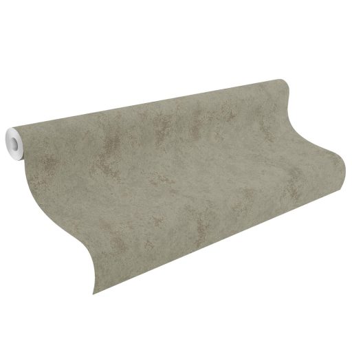 Luxus megjelenésű vakolat struktúrminta olajzöld tónus és aranyszínű csillogás tapéta