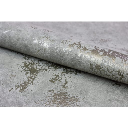 Luxus megjelenésű vakolat struktúrminta olajzöld tónus és aranyszínű csillogás tapéta