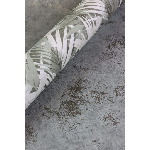 Luxus megjelenésű vakolat struktúrminta olajzöld tónus és aranyszínű csillogás tapéta