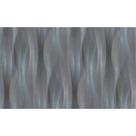 Gyönyörű dinamika - gyengéd függőleges huillámok textilháttéren sötétkék szürke és csillogó ezüst tónus tapéta
