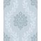 Grandeco Fusion A23404  barokkminta kék fehér tapéta